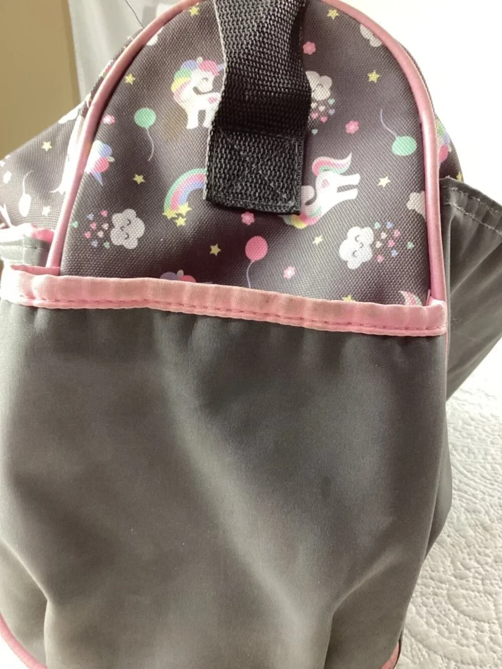 Baby Boom Unicorn-Themed Baby Diaper Bag* Adjustable Shoulder Strap*EUC